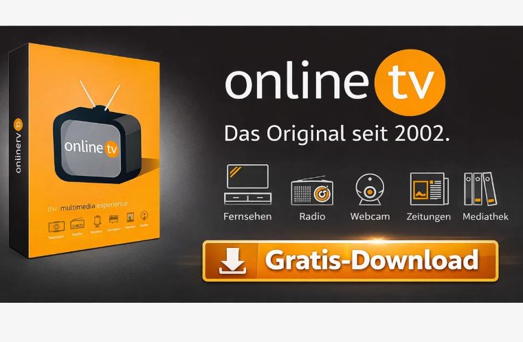 Gratis: Vollversion von Onlinetv 20 Plus zum Download