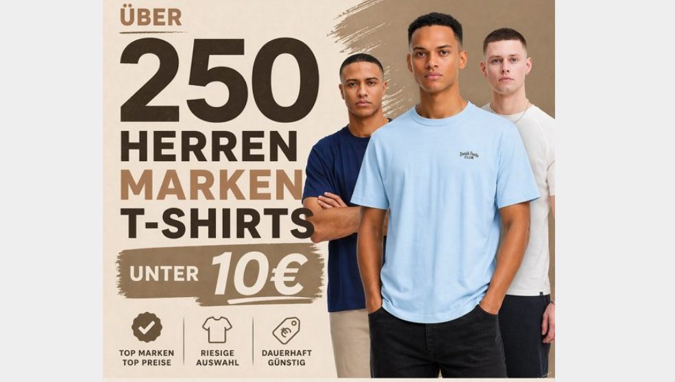 Outlet46: T-Shirt-Sale für unter zehn Euro