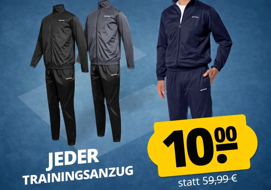 Sportspar: Trainingsanzüge von Umbro und Lotto für 10 Euro