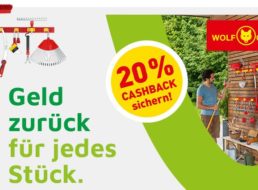 Wolf-Garten: 20 Prozent Cashback auf Dünger und mehr