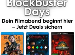 Amazon: Blockbuster Days mit Filmen und Serien bis Sonntag