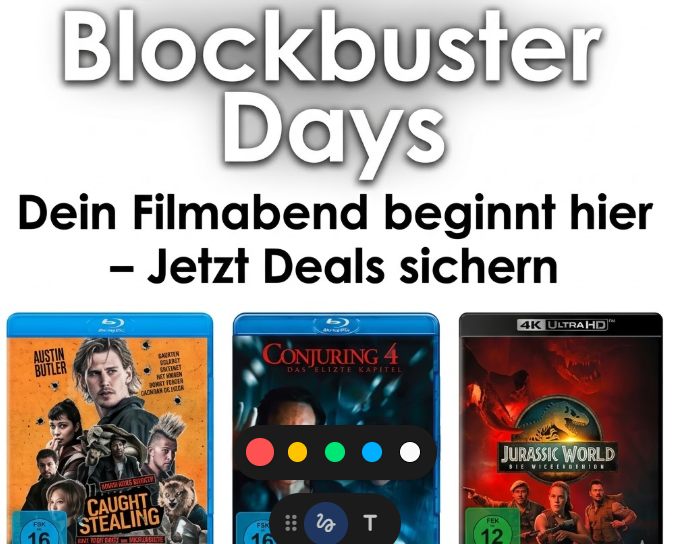Amazon: Blockbuster Days mit Filmen und Serien bis Sonntag