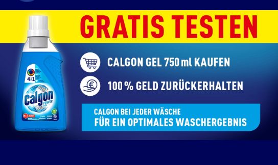 Gratis: Calgon via Cashback zum Nulltarif