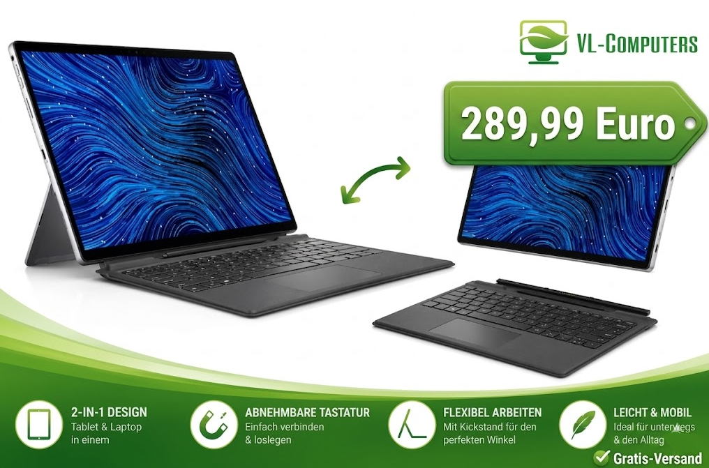 Dell: Convertible mit eSIM als Rückläufer für 289,99 Euro