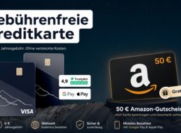 Gratis: 50 Euro geschenkt zur Schufa-freien Kreditkarte
