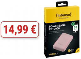 Ebay: Powerbank Intenso XS10000 für 14,99 Euro frei Haus