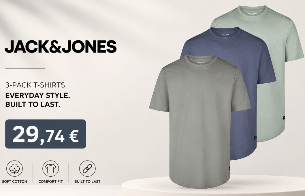 Jack&Jones: Polos und Shirts bei Amazon mit Rabatt