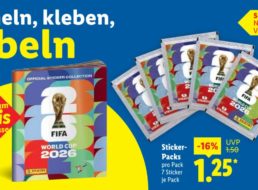 Gratis: Panini-Album bei Lidl für 0 Euro an der Kasse