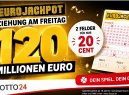 Rekord-Jackpot: Mit 20 Cent um 120 Millionen Euro mitspielen