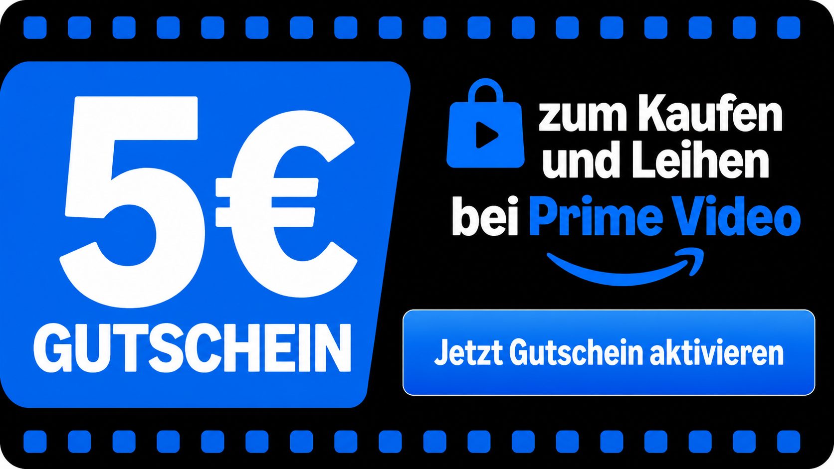 Gratis: Gutschein über 5 Euro für Prime Video