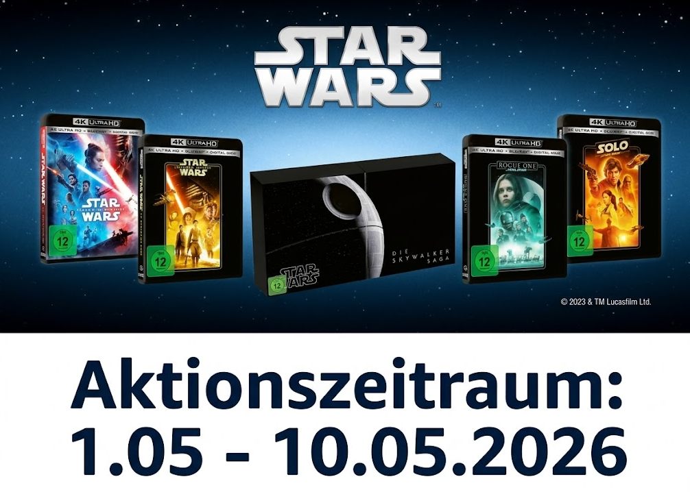 Amazon: "Star Wars"-Filme jetzt mit Rabatt