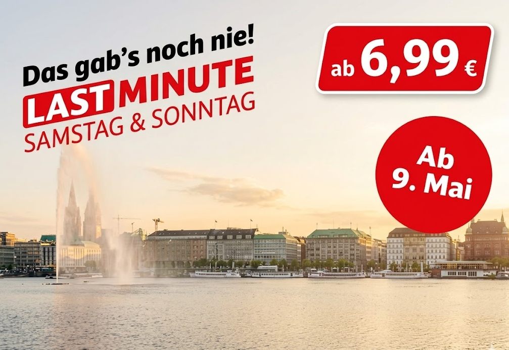 Bahn: Last-Minute-Sparpreise ab Wochenende buchbar