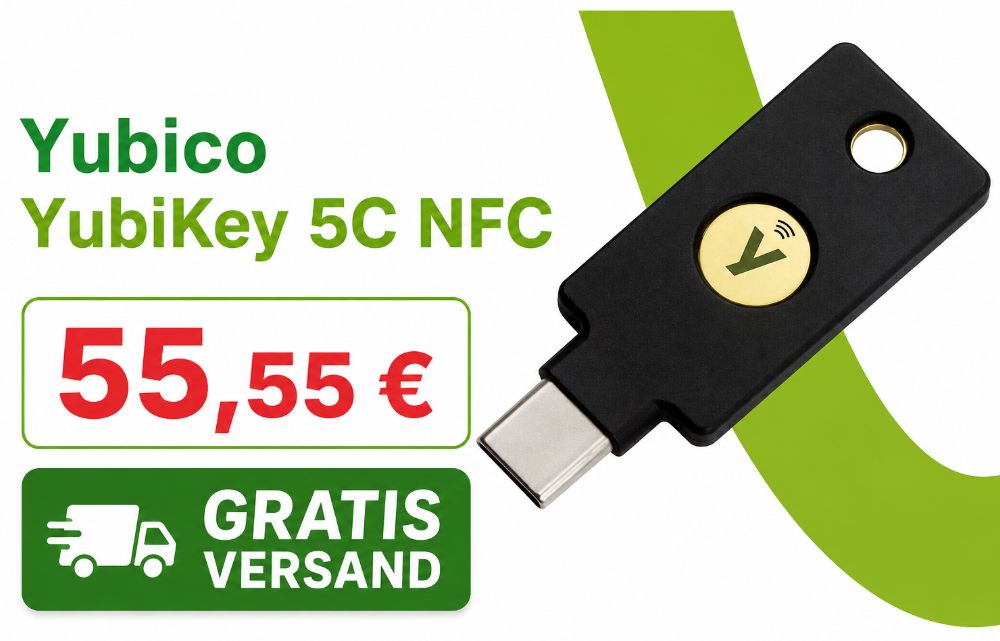 Völkner: NFC-Stick Yubikey mit sehr guten Bewertungen für 55,55 Euro frei Haus