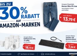 Amazon Marken: Bis zu 30 Prozent Rabatt für Prime-Kunden