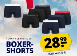 Sportspar: Boxer von Tommy Hilfiger für 28,99 Euro im Dreierpack