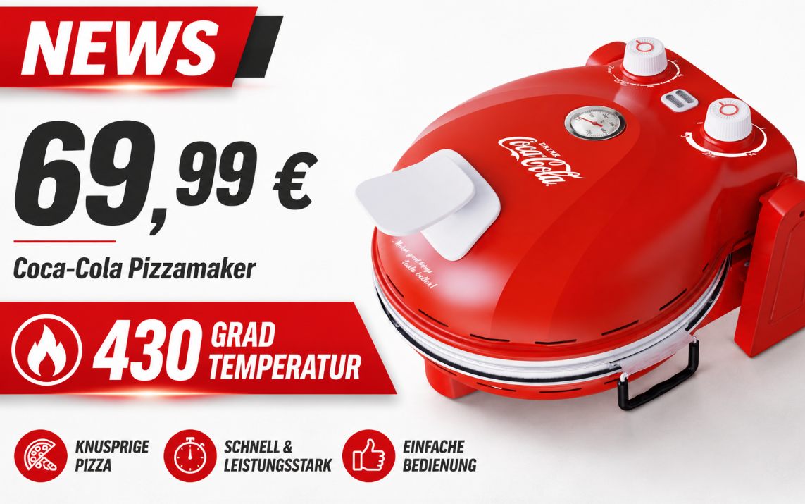 Lidl: Pizzamaker mit 430 Grad für 69,99 Euro