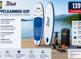 Lidl Plus: Doppelkammer-SUP bis Mitternacht für 139 Euro