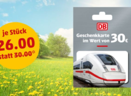 Penny-Kartenwelt: DB-Guthaben von 30 Euro für 26 Euro