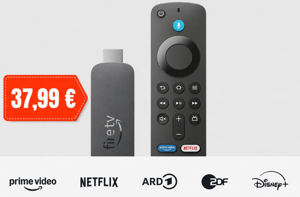 Amazon: "Fire TV Stick 4K Select" refurb für 37,99 Euro