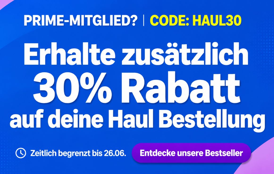 Amazon Haul: 30 Prozent "Prime Day"-Rabatt