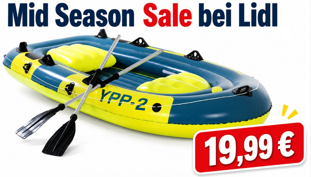 Lidl: "Mid Season Sale" mit Outdoor-Schnäppchen