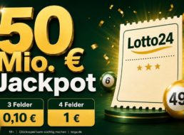 Rekord-Jackpot: 50 Millionen bei Lotto 6aus49, Teilnahme ab 10 Cent