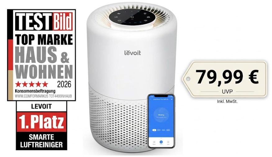 Amazon: Bestseller-Luftreiniger für 79,99 Euro