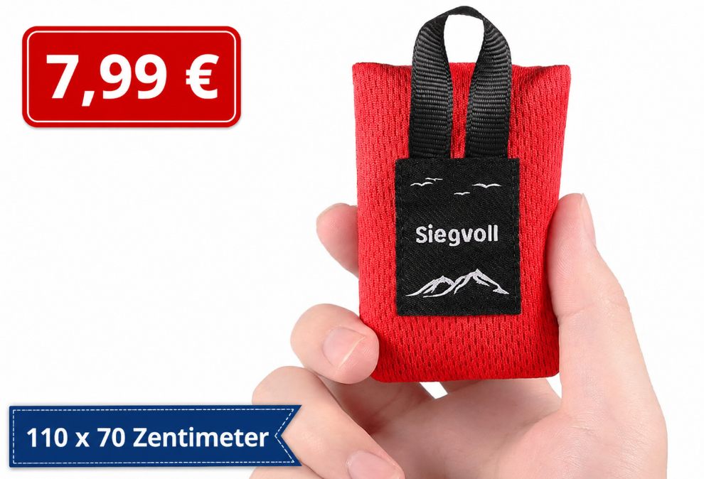 Amazon: Mini-Picknickdecke mit 40 Gramm für 7,99 Euro