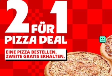 Pizza Hut: 2 für 1 via Groupon