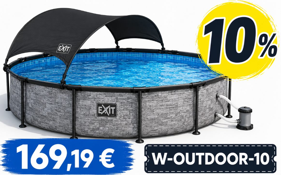 Netto: 10 Prozent Rabatt auf Pools und Zubehör