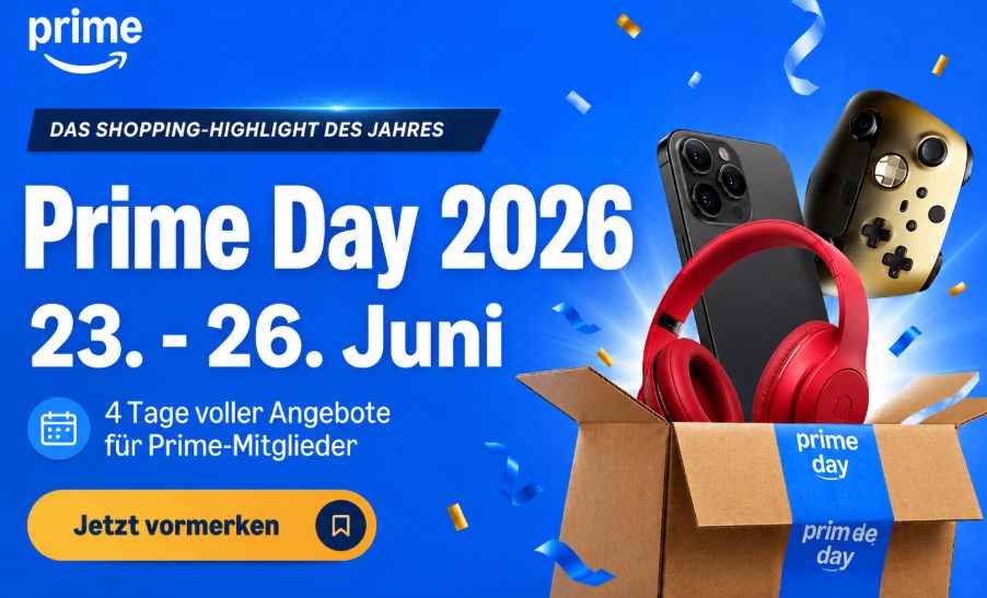Prime Day 2026: Alle Infos und Hintergründe zum Shopping-Event ab 23. Juni