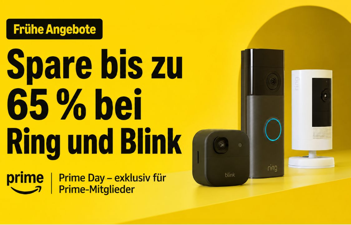 Amazon: "Ring" und "Blink" zum Prime Day mit Rabatt