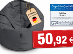 Amazon: XXL-Sitzsack für drinnen und draußen für 50,92 Euro