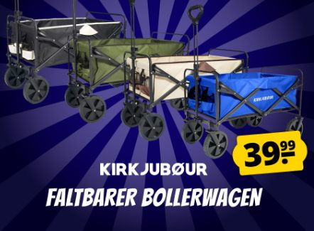 Sportspar: Faltbarer Bollerwagen für 39,99 Euro