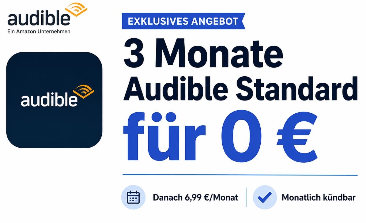 Endet heute: "Audible Standard" via Prime für 0 Euro