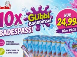 Outlet46: 10er-Pack Glibbi-Badepinsel für 24,99 Euro