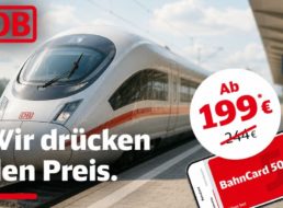BahnCard50: Aktionspreise bis Ende Juli 2026