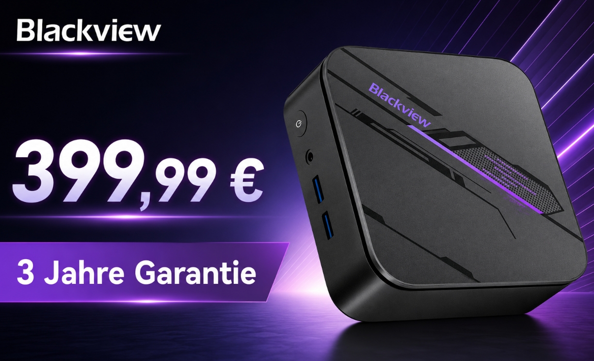 Mini-PC: "Blackview MP100 Pro" für 399,99 Euro