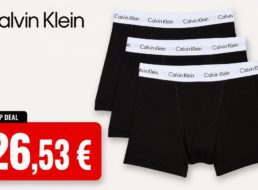 Amazon: Boxershorts von „Calvin Klein“ für 26,53 Euro
