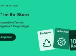 Ebay: 10 Prozent Rabatt auf Artikel im Re-Store