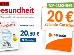 Focus Gesundheit: Halbjahresabo für 20,80 Euro mit Gutschein über 20 Euro