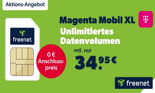 Knaller: Unlimited Daten im Telekom-Netz mit EU-Flat für 34,95 Euro
