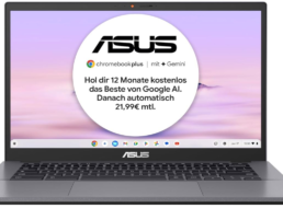 Gratis: Google AI Pro zum Chromebook für 259 Euro