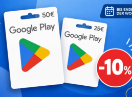 Lidl: Guthaben für Google Play mit 10 Euro Rabatt