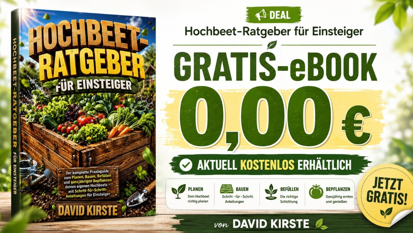 Gratis: eBook "Hochbeet-Ratgeber" für 0 statt 21,90 Euro