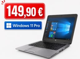 Ebay: HP EliteBook 820 G3 refurb ab 149,90 Euro