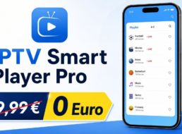Gratis: „IPTV Smart Player Pro“ für 0 statt 9,99 Euro
