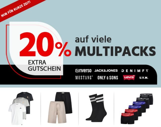 Denimfy: Multipacks jetzt nochmals 20 Prozent günstiger