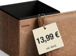 Amazon: Kunstleder-Sitzhocker für 13,99 Euro