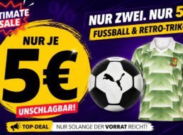 Sportspar: Fünf-Euro-Sale mit Fußbällen, Sportkleidung und mehr